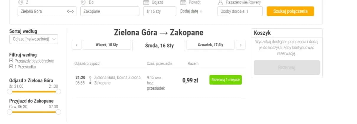 FlixBus gdzie zatrzymuje się w Zielonej Górze - sprawdź lokalizację przystanku