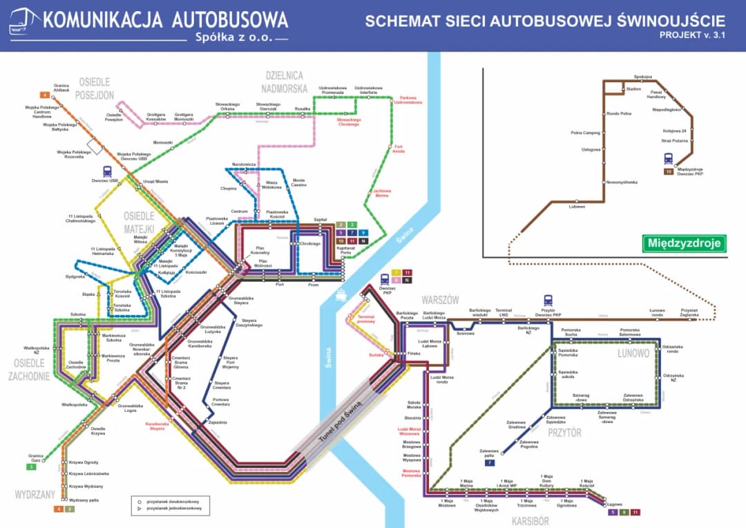 Gdzie w Mińsku zatrzymuje się bus WERSPOL? Sprawdź przystanki i trasy