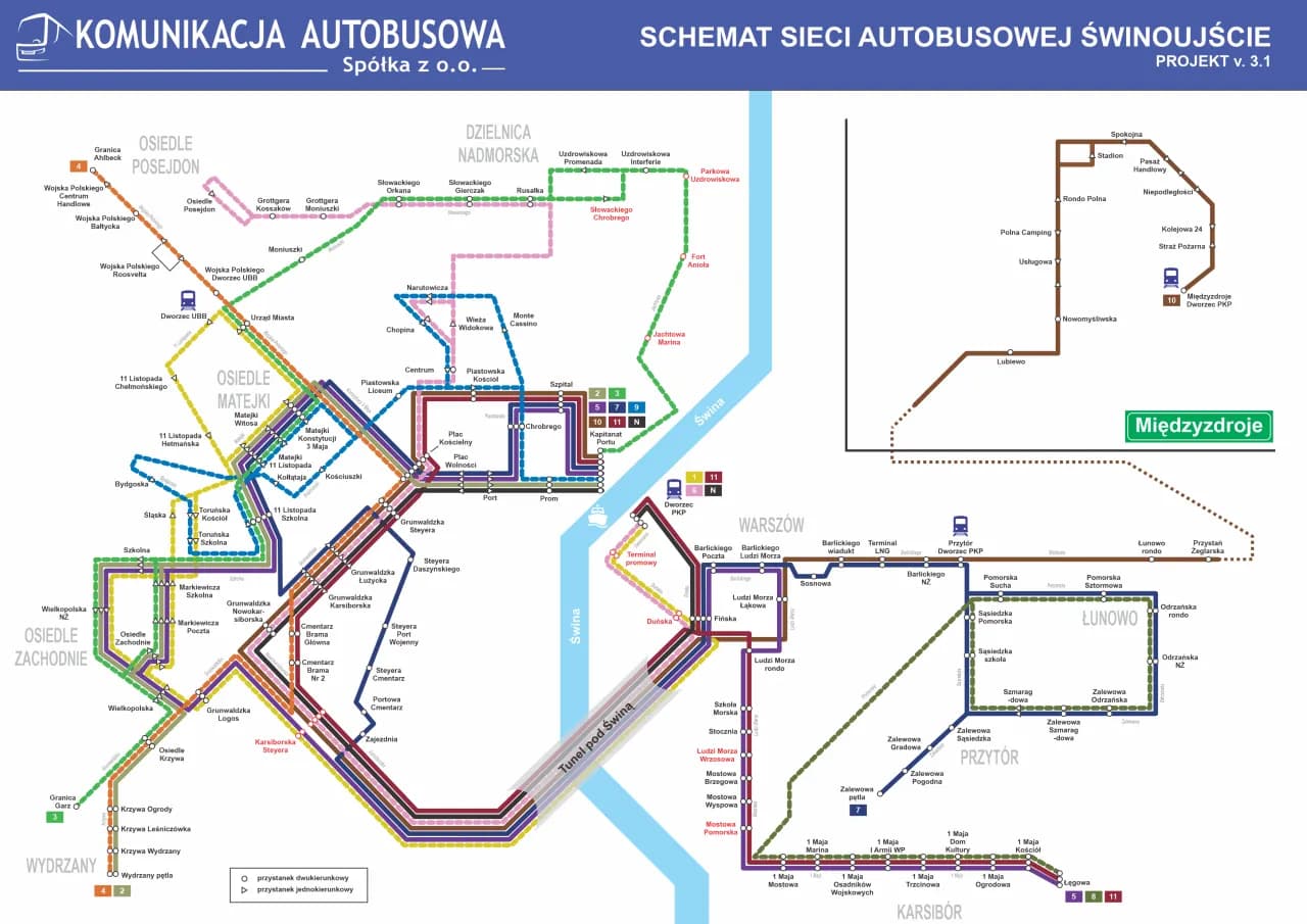 Gdzie w Mińsku zatrzymuje się bus WERSPOL? Sprawdź przystanki i trasy